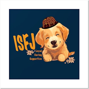 ISFJ Protector, Golden Retriever Posters and Art